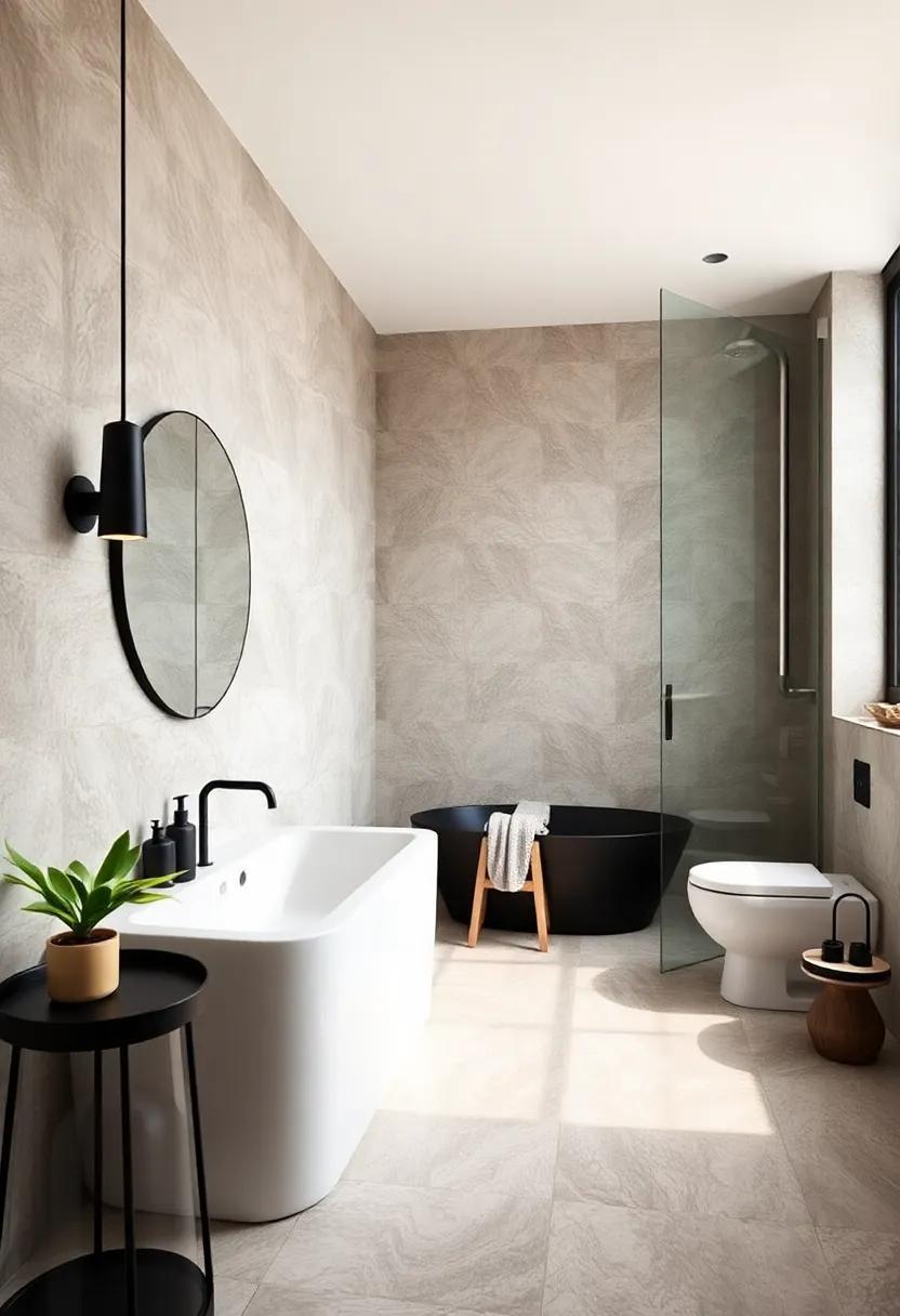 27 Inspiring Bathroom Wall Colors to Pair with Chic Black Accents