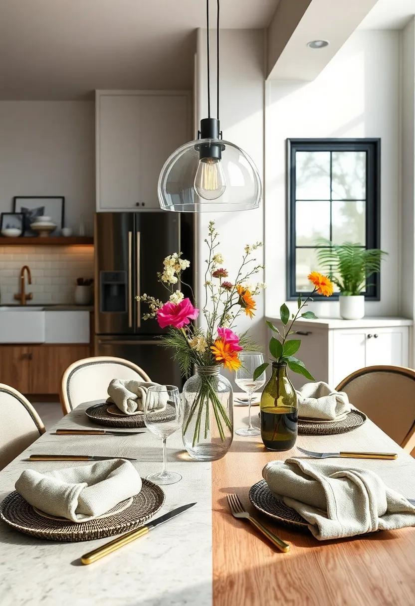 27 Charming Centerpieces to Elevate Your Small Kitchen Table Decor