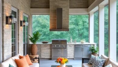 25 Inspiring Large Screened Porch Ideas Featuring Stylish Outdoor Kitchens