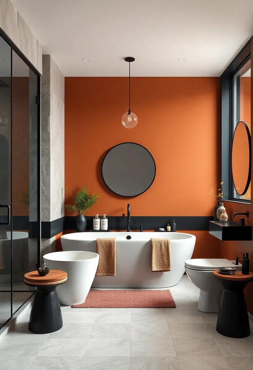 Warm Cinnamon: A rich, inviting warm tone that brings coziness and depth, allowing black ‍elements ‌to pop⁤ with style