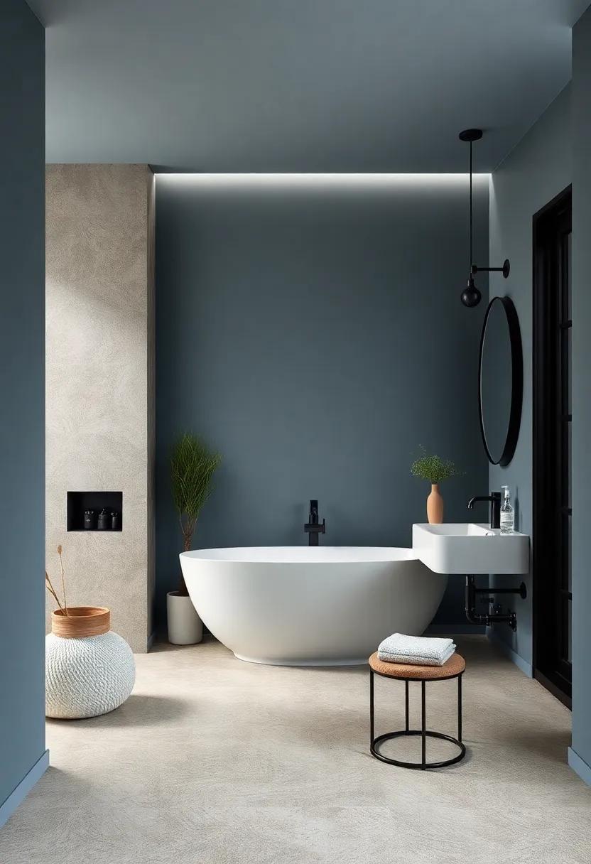 Steel Blue: A muted blue⁣ with industrial undertones that harmonizes‍ with⁤ black details for a modern,⁤ chic aesthetic