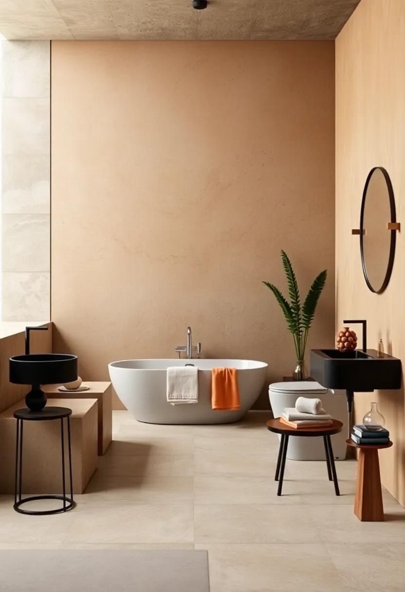 Warm Beige: A neutral backdrop that provides⁢ a cozy feel, allowing bold​ black accents to ⁣stand out without feeling too stark