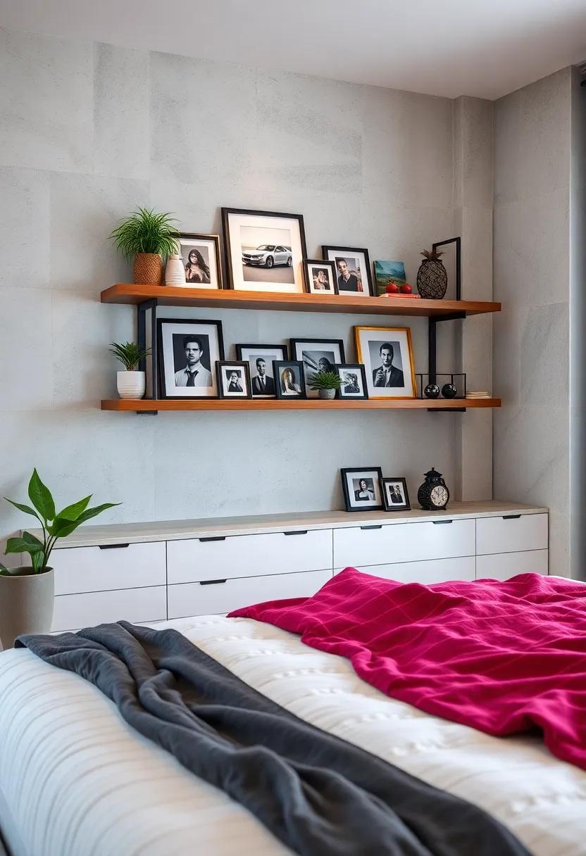 Showcase hobbies: Include photos that highlight your interests​ or hobbies, allowing your shelves to reflect your passions and personality