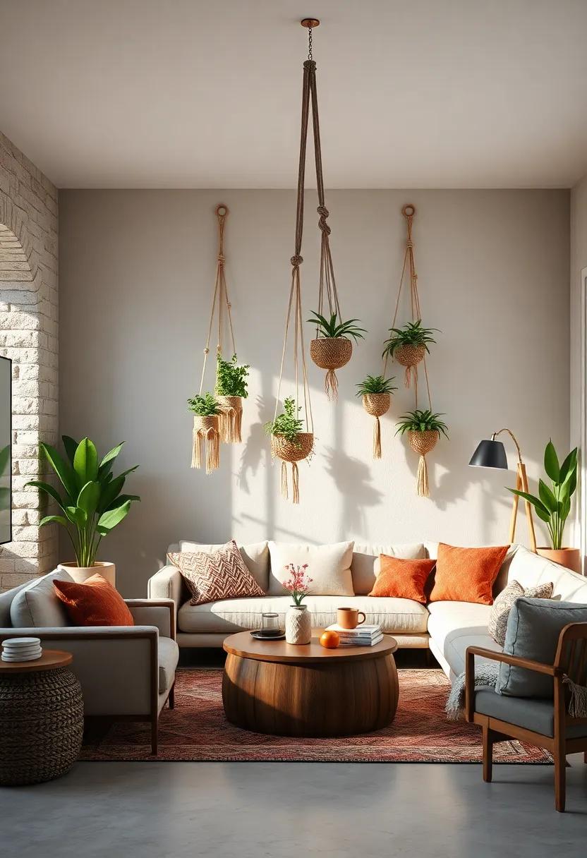 macramé Hangings: Integrate handcrafted ​macramé wall hangings or plant ‌holders for a touch of bohemian flair that enhances vertical space
