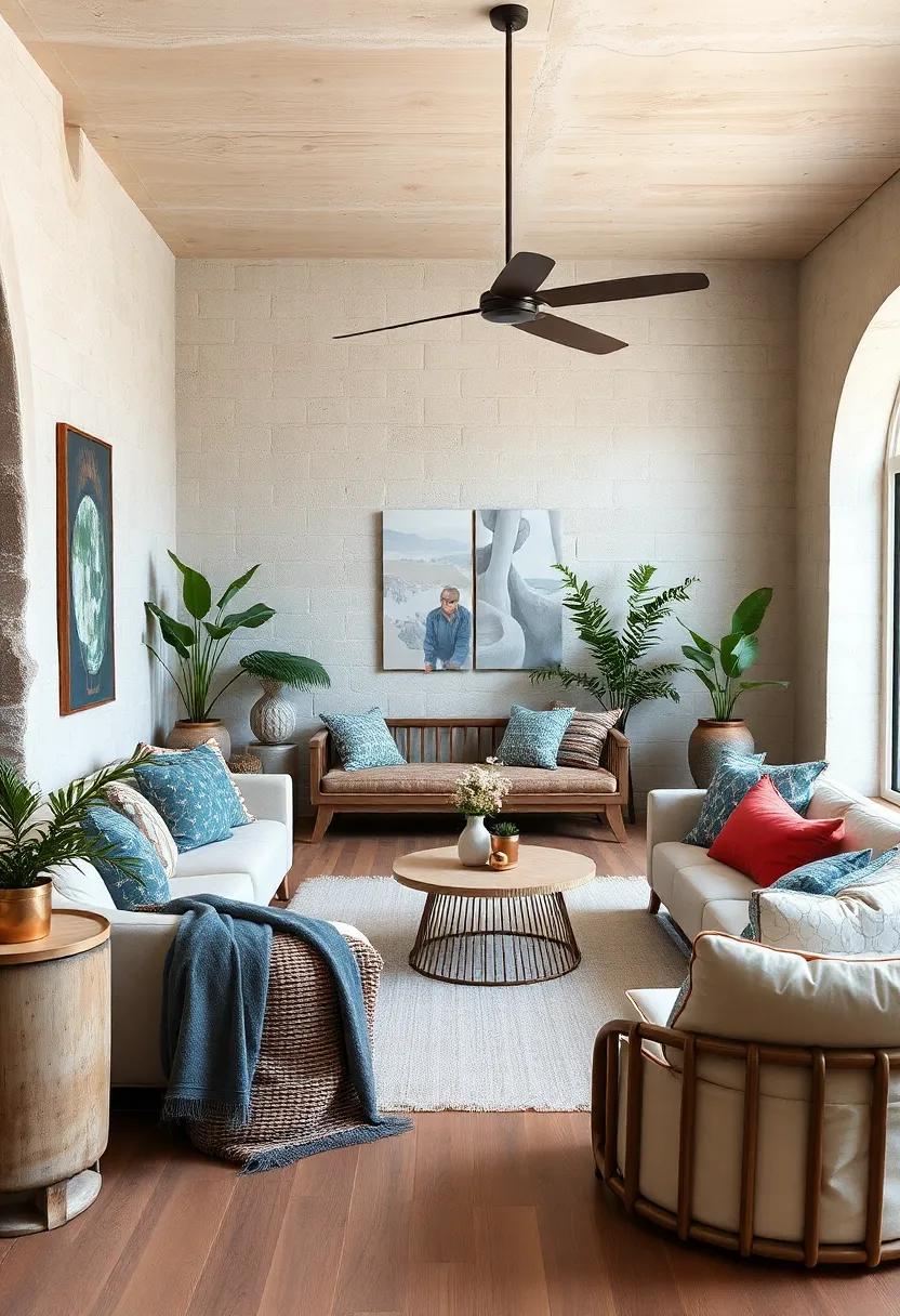 Earthy,‍ natural fabrics like ⁣linen and cotton that breathe life into cushions and upholstery
