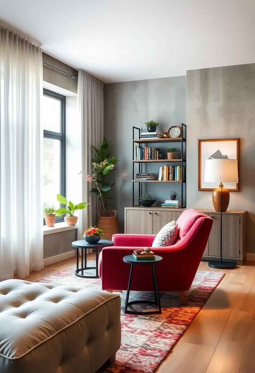 Create ⁢a Cozy Reading ‌Nook: Add a stylish armchair, a small side table, and a unique bookshelf to inspire relaxation and creativity