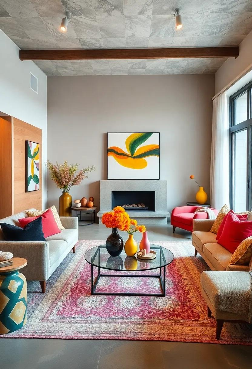 Use ⁤Bold⁢ Accessories: ⁤Add splashes of⁤ color and personality with⁢ striking accessories,‌ including vibrant ⁤vases, quirky sculptures,⁤ or bold candles