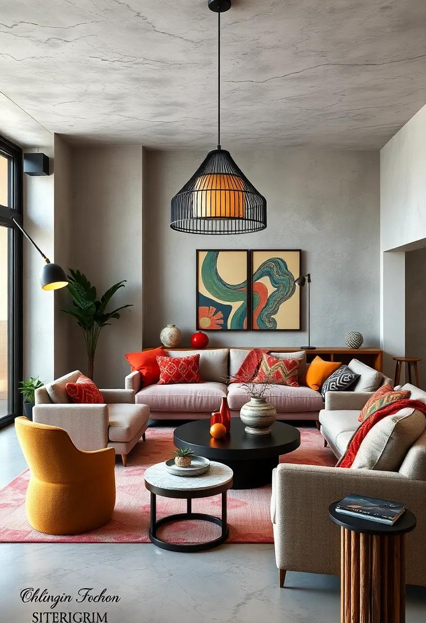 Use Statement Lighting: ⁤install an oversized pendant lamp or a funky floor ‍lamp that draws the‍ eye⁤ and acts⁤ as a conversation starter