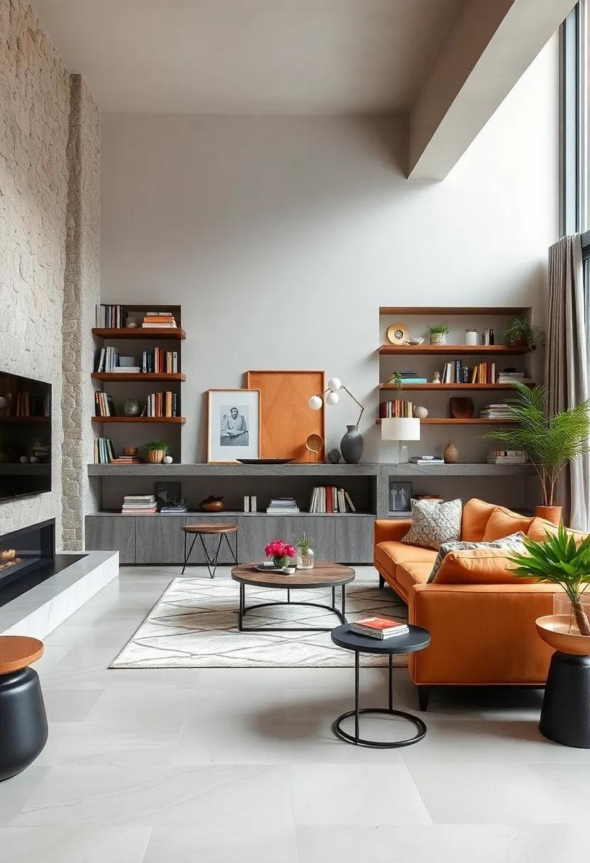 Try Open Shelving: Display​ curated items on open shelves, mixing⁤ books, art, and decorative objects for an artful yet minimalist vibe