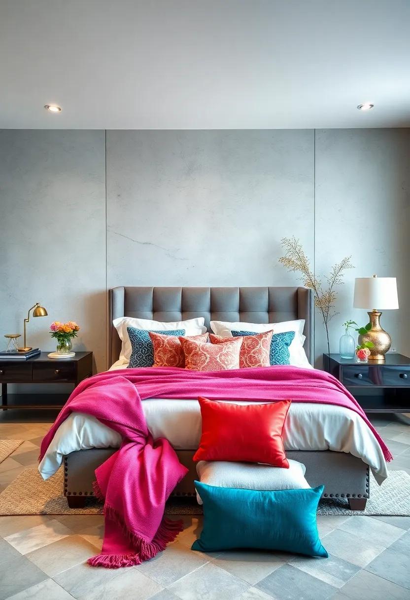 Accessorize with Throw⁣ Pillows: Vary the size and texture of pillows‍ on your​ bed or chair to ⁣create an⁤ inviting ⁢and comfortable ‌seating area