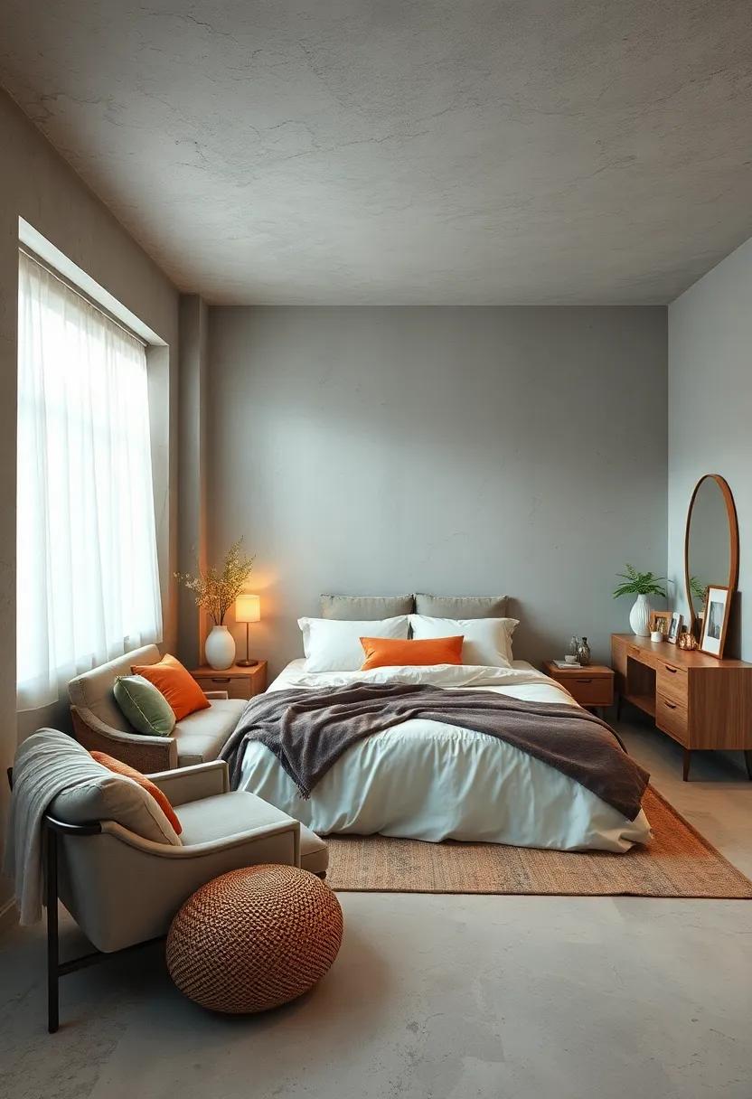 Embrace ‌a Calm Color⁢ Palette: Soft hues like pale blues, greys, and earthy tones foster a serene atmosphere perfect for relaxation