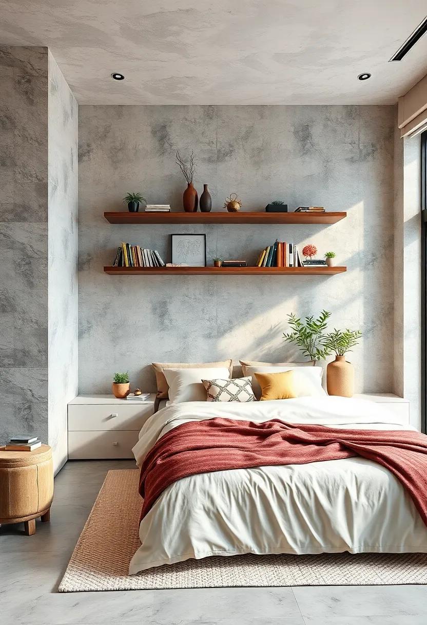 Install Floating Shelves: ⁢Utilize vertical space to display‍ decor items or essential books, ‌keeping ‌your surfaces clean and stylish
