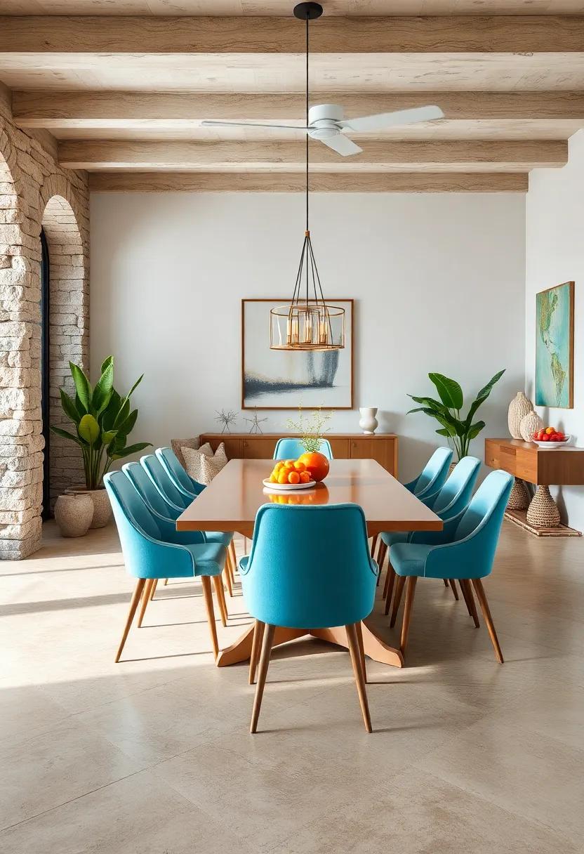 Choose Unique ‌Dining Chairs: Opt‌ for chairs with a unique design or color, creating an eye-catching contrast ⁤with your table while adding personality