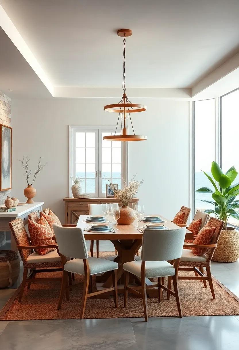 Use Soft Lighting Fixtures: Illuminate your dining space with adjustable lighting that creates a warm ⁢and inviting ⁣ambiance, perfect for evening meals