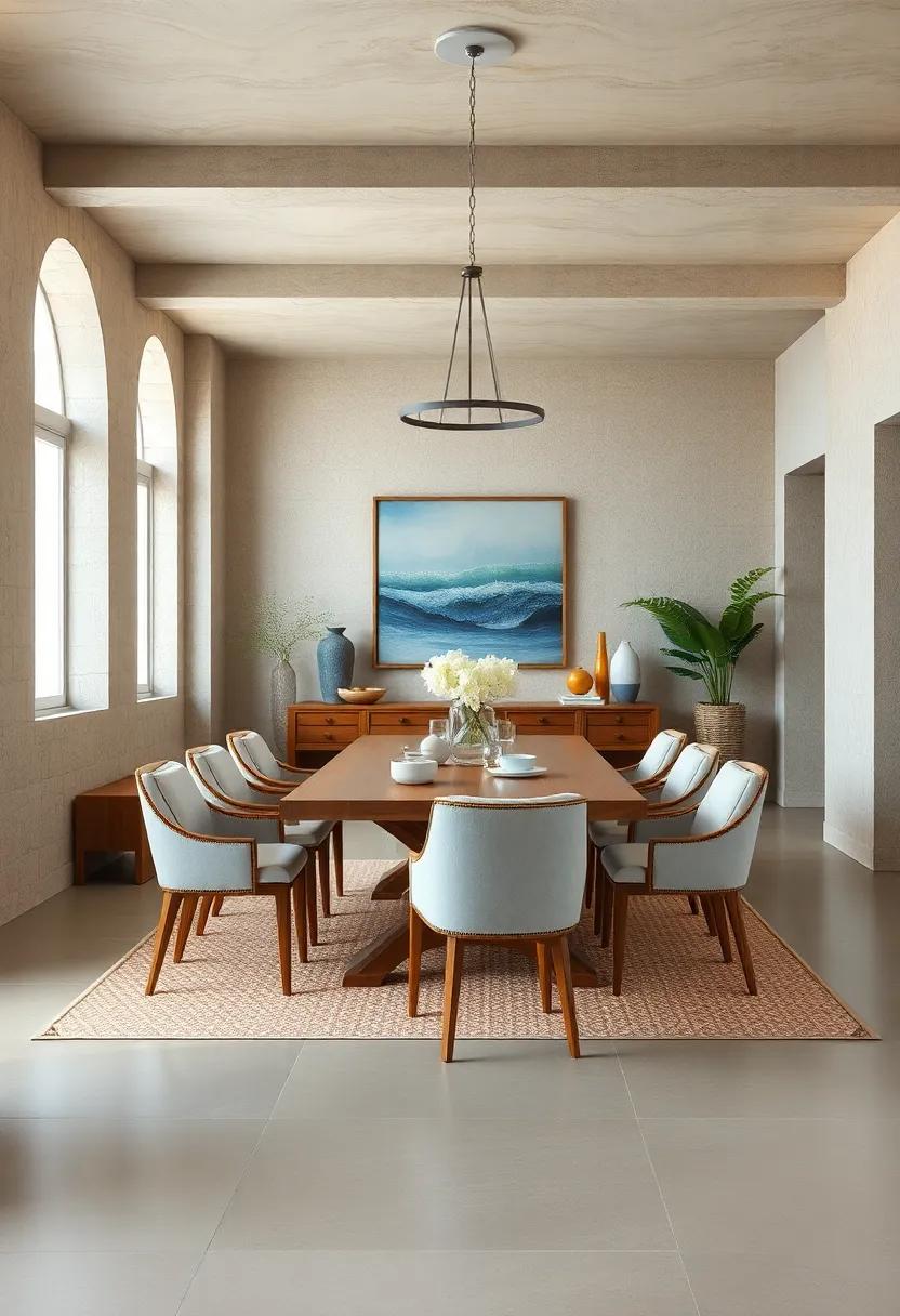 Pair Natural Elements with Modern Design: Combine sleek furniture with organic pieces to create a harmonious balance between contemporary style and nature