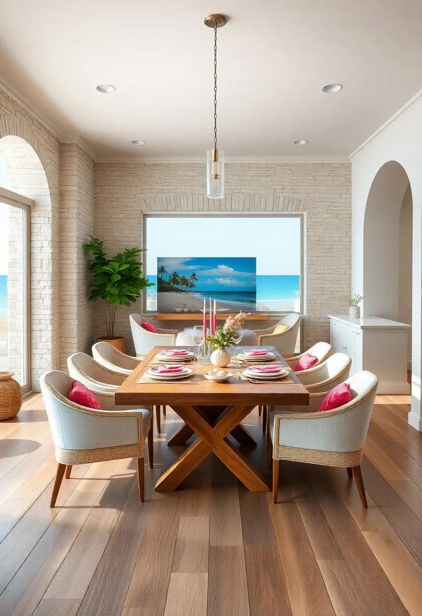 Design​ a ⁣Walkway: ⁣Use planked wooden⁢ flooring to mimic a ⁢beach ‍boardwalk, ‌giving​ an‌ inviting feel that encourages relaxation