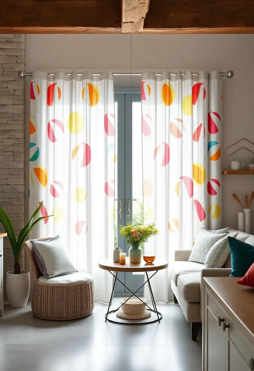 Beach Ball Brights: Make a fun statement with‍ curtains showcasing colorful ⁣beach balls,perfect for a playful and energetic decor