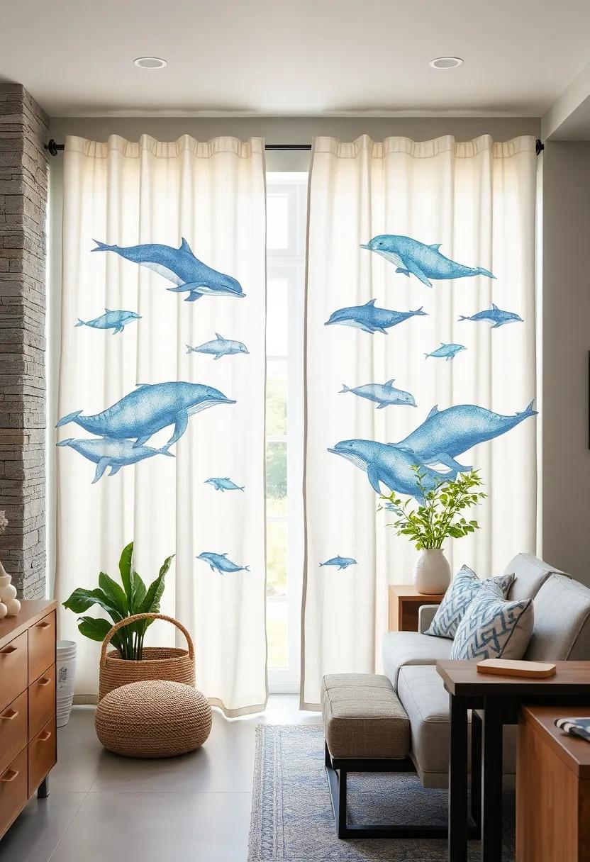 Whale and Dolphin Illustrations: Incorporate whimsical whale ⁣and​ dolphin illustrations for ⁤a playful touch that’s sure to delight sea lovers