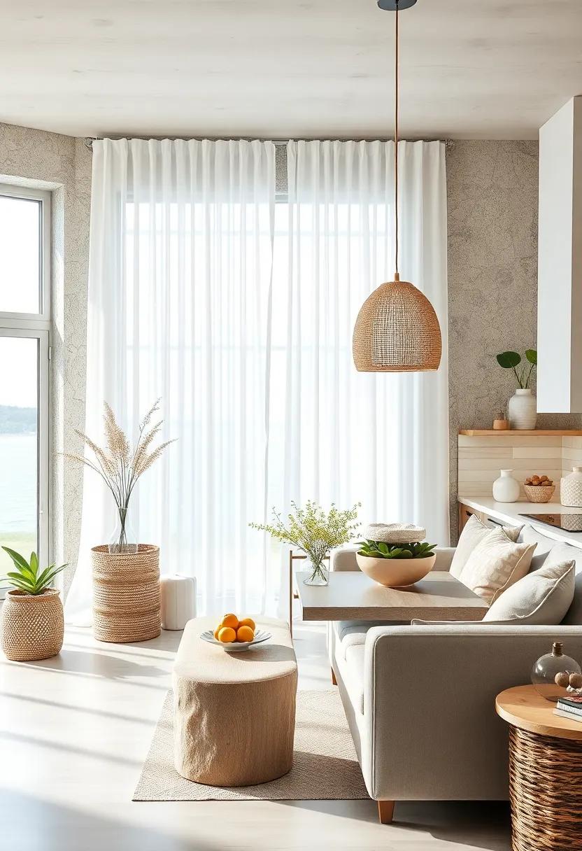White ‌Sheer Layers: Go for sheer white curtains that offer‍ a light ‍and airy aesthetic, perfectly complementing beachy interiors
