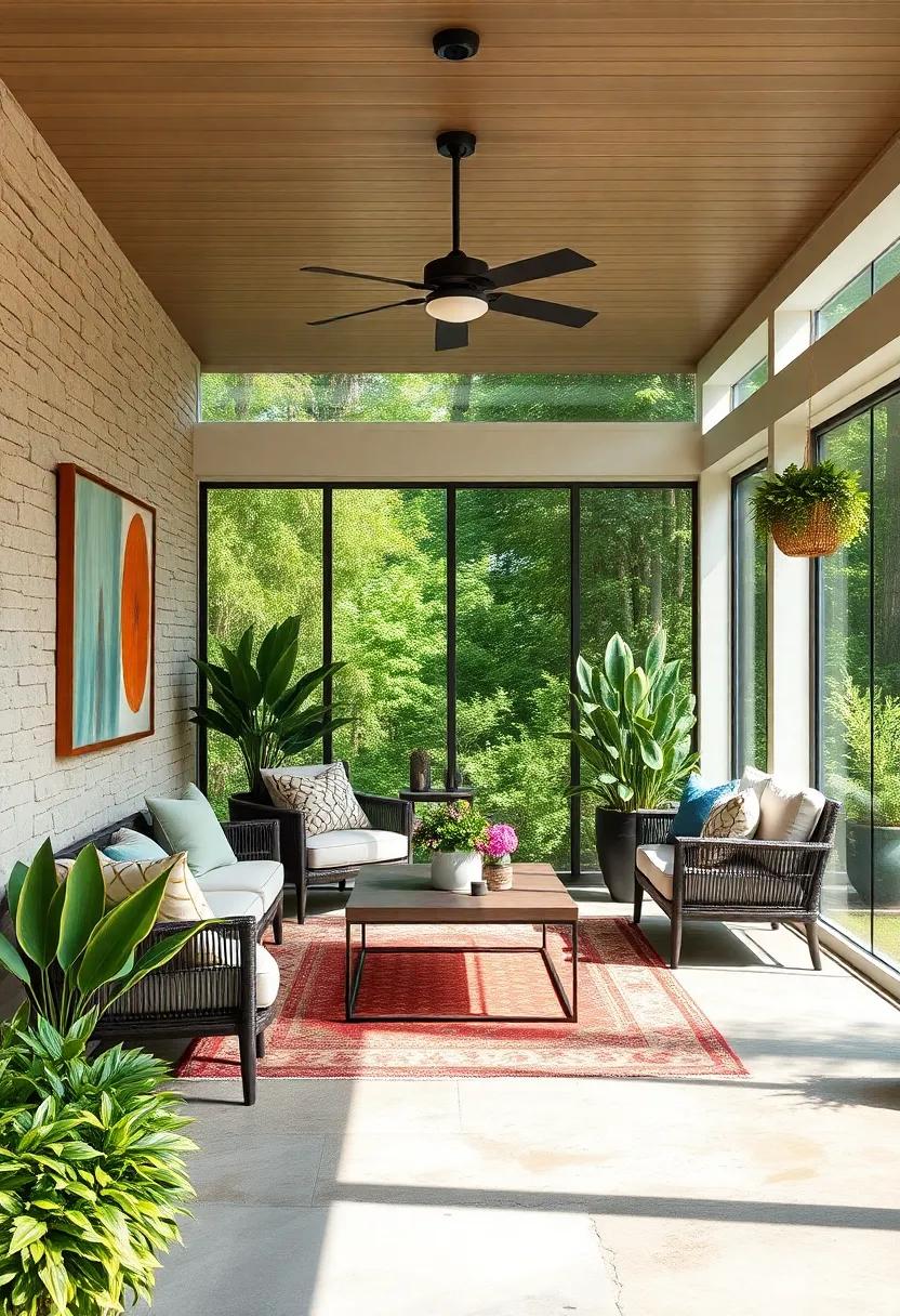 Artistic Touch: Display local artwork ‍and crafts to give your screened porch unique flair, showcasing your personal style while supporting local creators