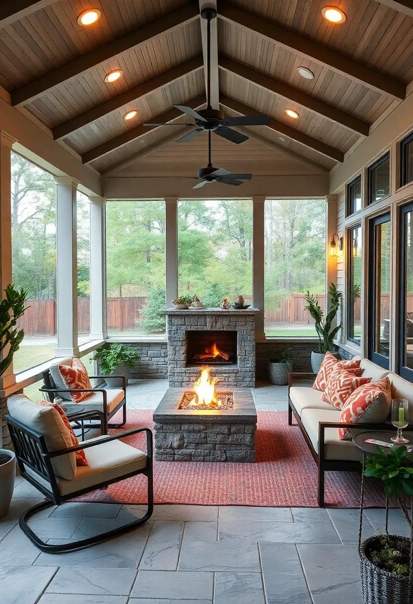 Cozy firepit: Incorporate a small, ‍modern firepit for‌ those ‍cooler evenings, which ⁤serves as both a focal point and ‍a gathering place for ⁣friends and ⁣family