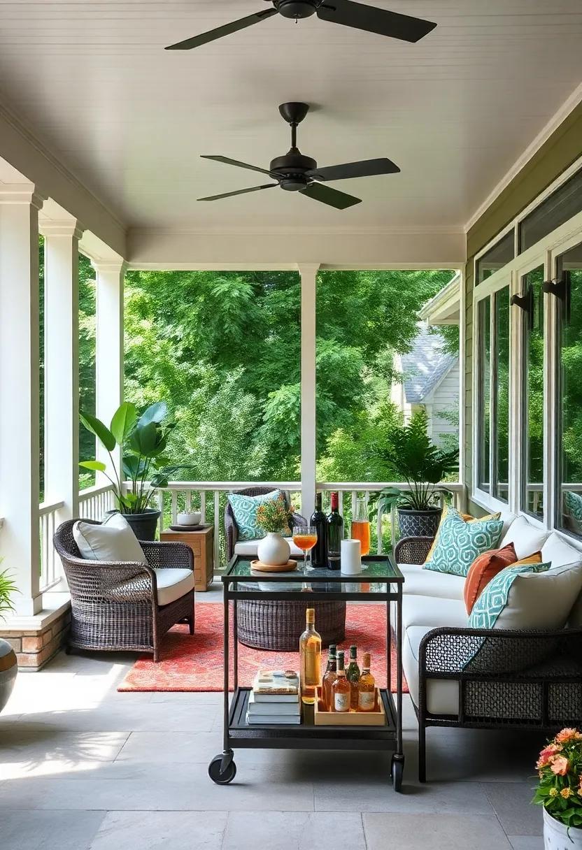 Entertainer's Dream: Set ⁤up a bar cart stocked with your favorite beverages and snacks,creating an attractive space for hosting⁣ friends and enjoying casual outdoor gatherings