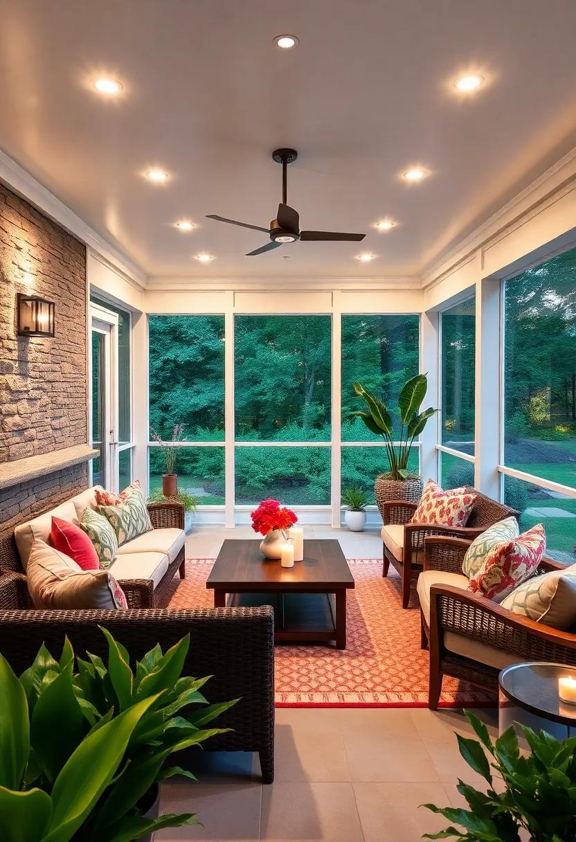 Smart Lighting Solutions: Install dimmable lights or smart bulbs that can change the ambiance, providing the ⁣perfect setting for both relaxed gatherings and lively celebrations