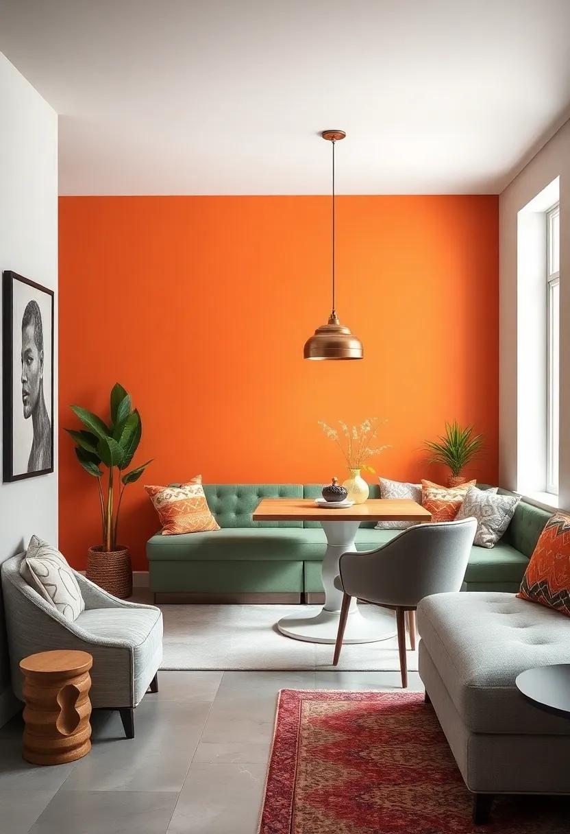 Color Pop: ​Choose a bold paint color for ⁤the wall behind ⁤your nook,paired with a neutral table and chairs,to create a striking focal point
