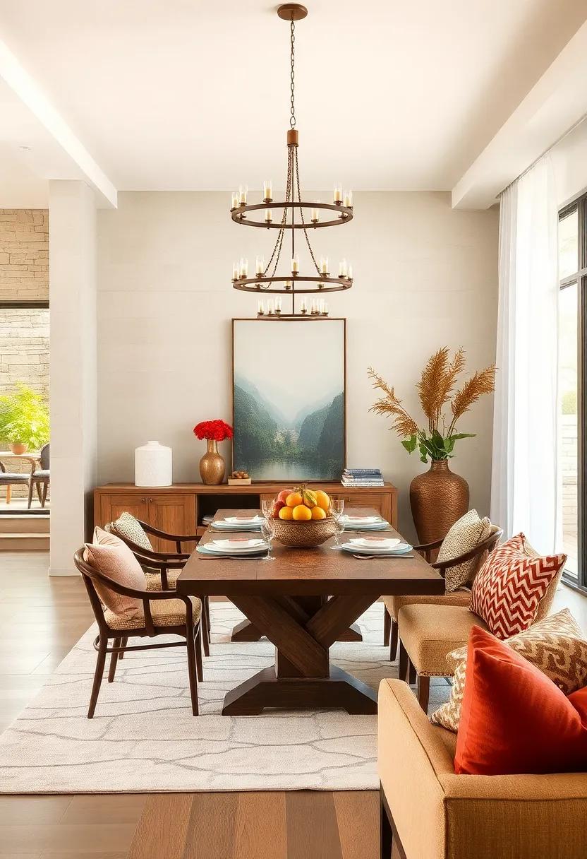 Incorporating⁢ Natural Elements for a Rustic Dining ⁤Experience