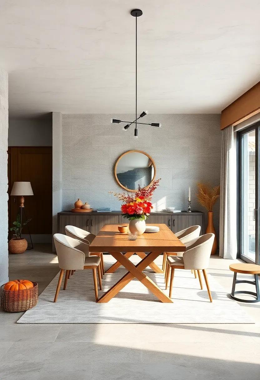 Exploring Textiles: Cozy Fabrics for ‌Autumn Dining Room ⁤Decor