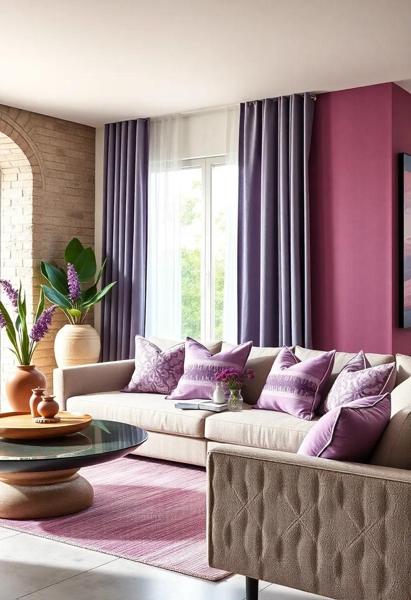 Lavender ⁤Cushion Covers: update your throw cushions with beautiful‌ lavender covers that⁢ softly ​brighten up your décor