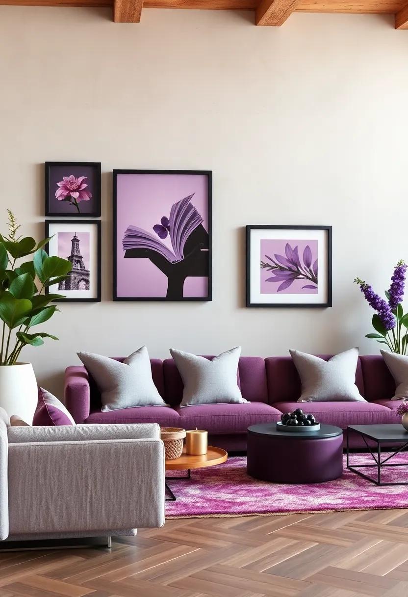 Deep ⁤Plum Picture Frames: showcase ​your favorite memories⁣ in‍ deep plum frames that add⁣ a touch of vibrance to‍ your photo‌ displays