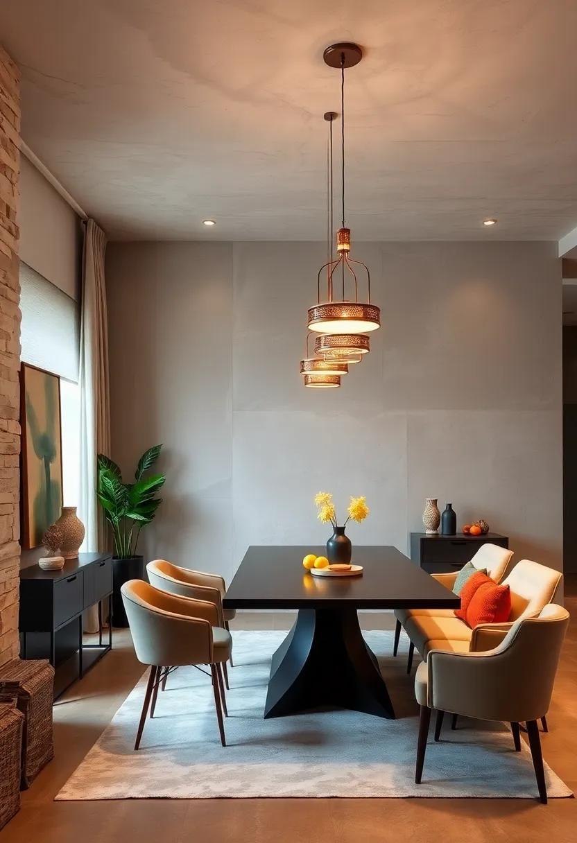 Exploring Different ‍Pendant Light Materials for Unique Aesthetics in Dining Areas