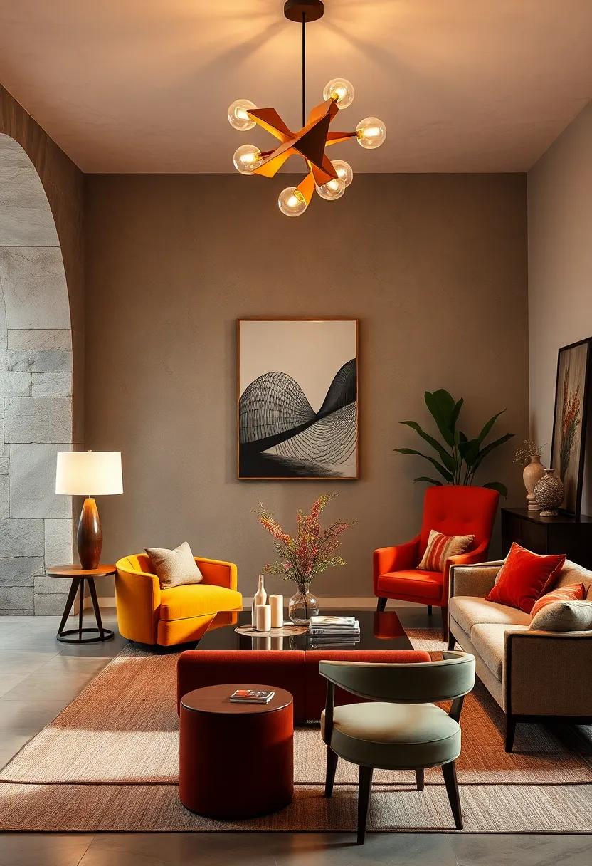 Abstract Lighting ‍Fixture: Illuminate your surroundings with a light that transcends traditional designs, casting shadows ⁣that dance invitingly across the room