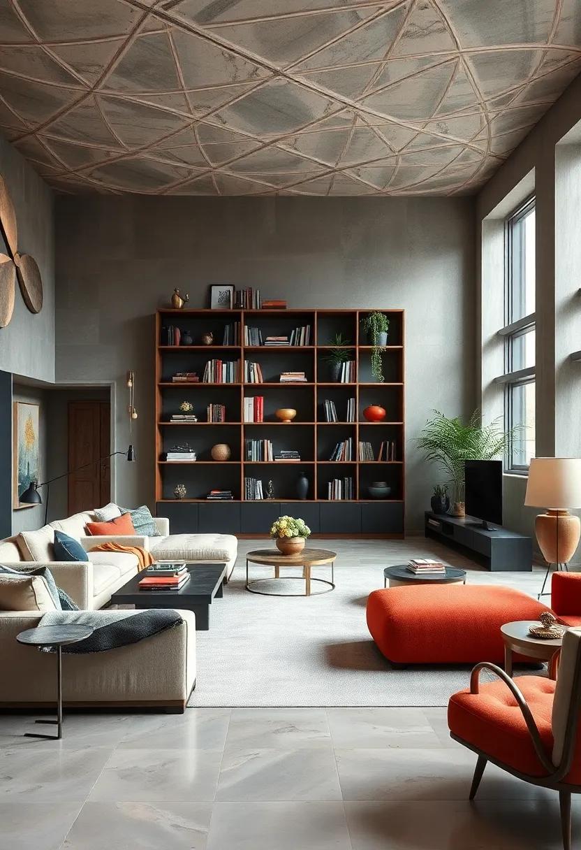 Sculptural Bookshelf: ⁤An artistic take‍ on functionality, this⁤ bookshelf‌ serves as both a storage solution ‍and a captivating centerpiece that sparks conversation