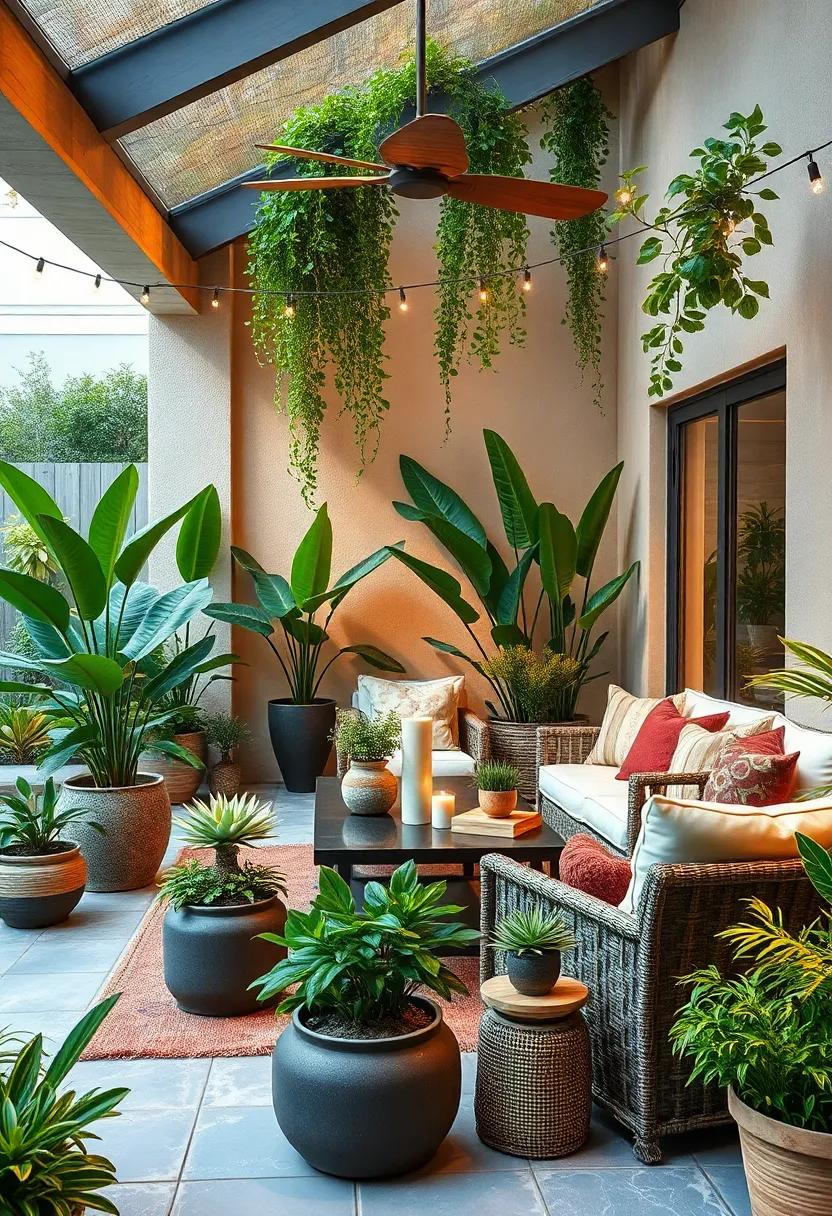 air-Purifying Plants: Add an ⁢assortment of ⁣air-purifying plants to your patio for cleaner air and a refreshing atmosphere that‌ promotes relaxation