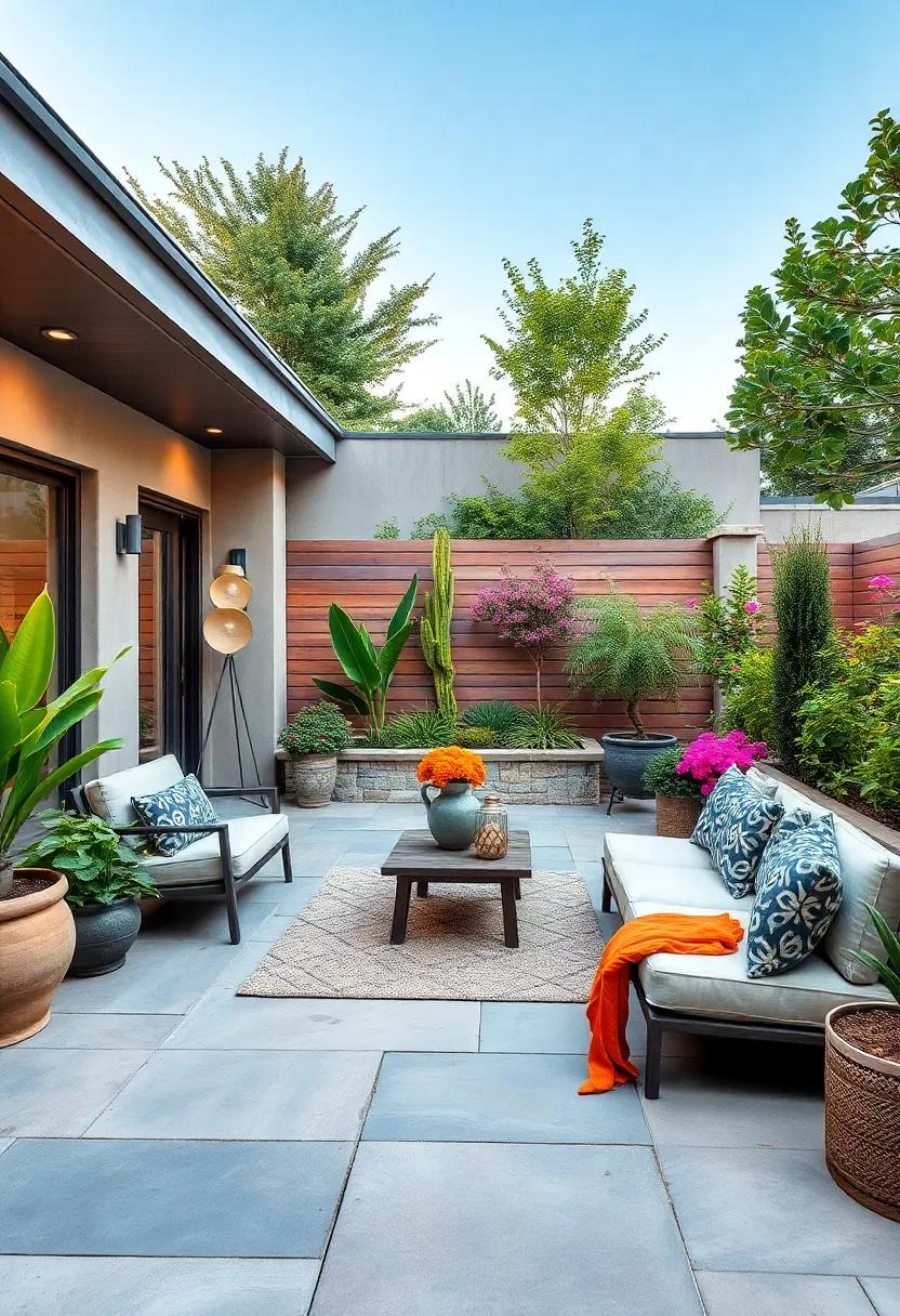 Bio-Diversity⁣ Gardens: Design sections of your patio to encourage‍ biodiversity by planting a variety of species, benefiting pollinators‍ and ⁢creating visual interest
