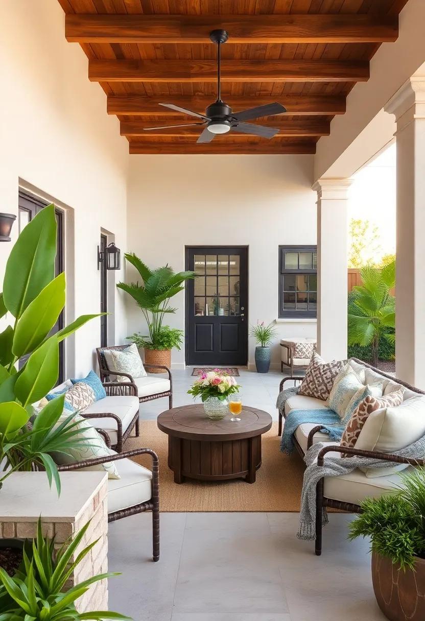 Eco-friendly Fabrics: Choose cushions, pillows, and outdoor fabrics made from organic or recycled materials to bring comfort while keeping the ‌environment in ‍mind