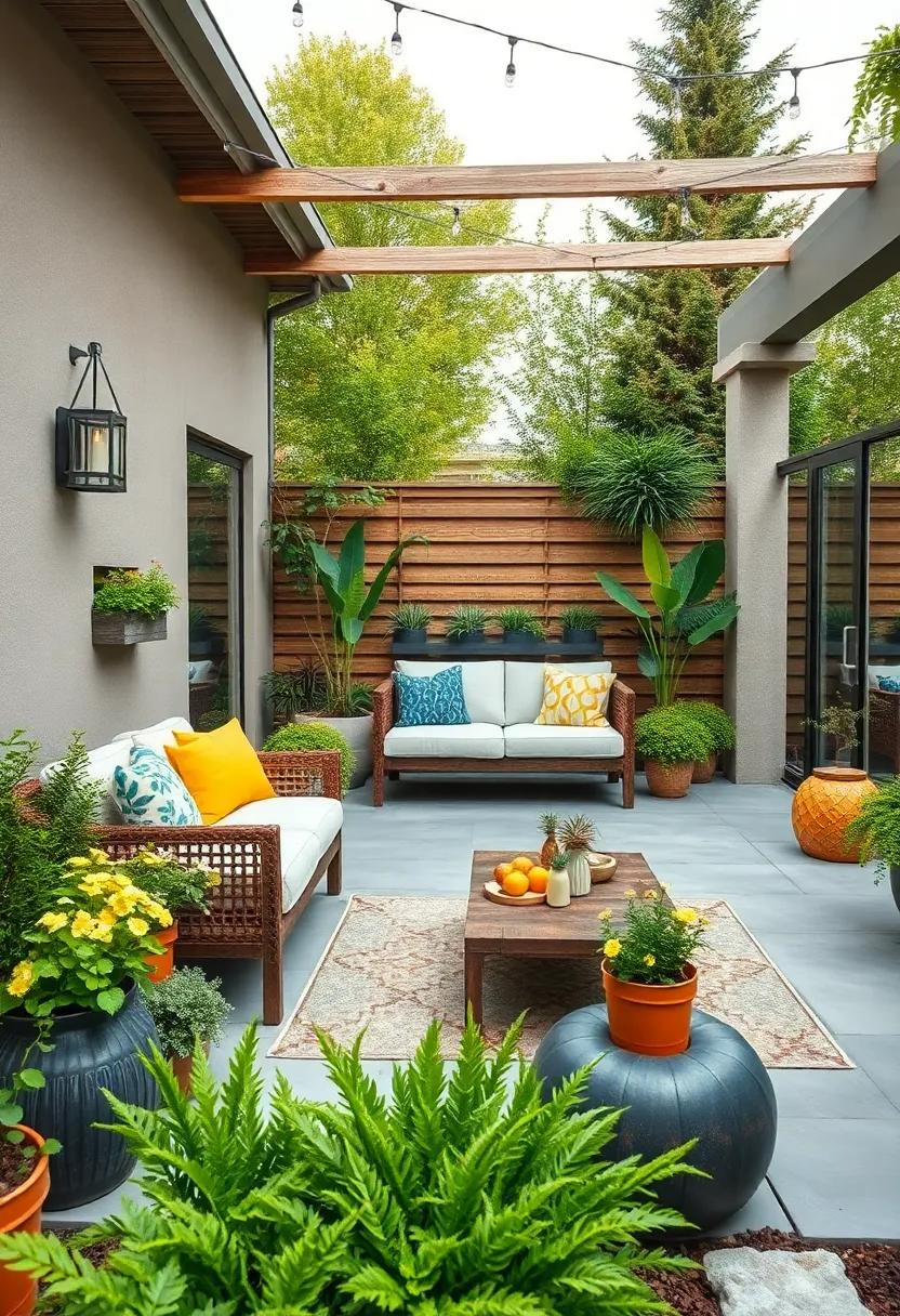 Edible Landscaping: Design your patio with⁣ edible plants and herbs integrated ⁢into the landscape, adding beauty and functionality to ⁤your​ outdoor space