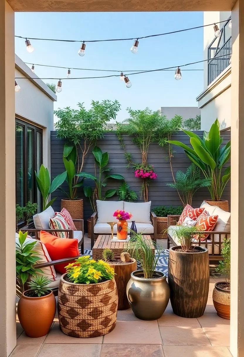 Upcycled planters: Get creative with upcycling by turning old ‍containers into quirky planters that showcase your style and serve a green purpose