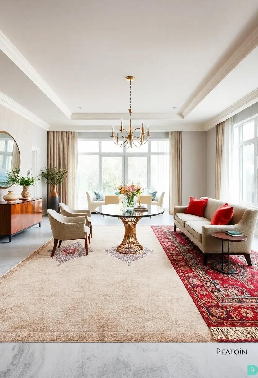 Timeless Persian Patterns: ⁢Infuse your dining room with rich ⁤colors and intricate designs that tell a story, while ⁤adding‍ warmth underfoot