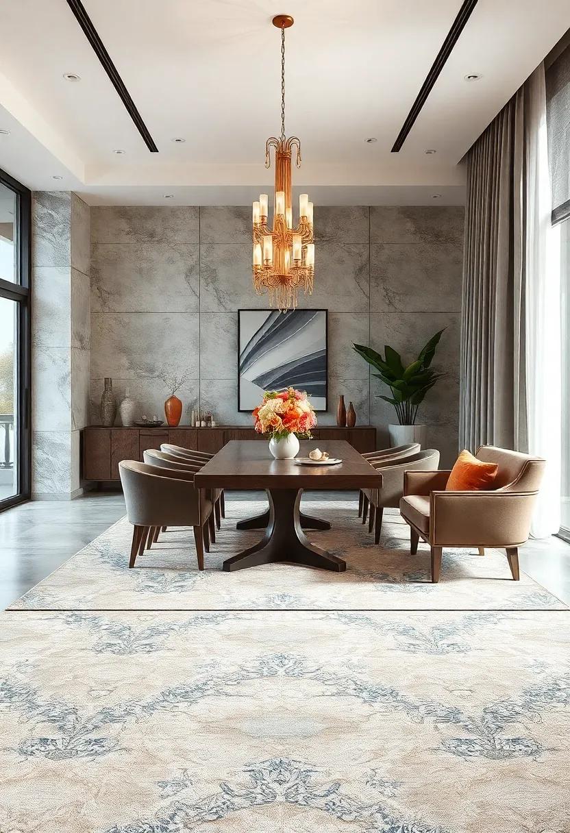 Layered Rugs: Mix textures by layering ⁣smaller rugs over larger ones, allowing for creativity and personalization in your ‍dining ‌room