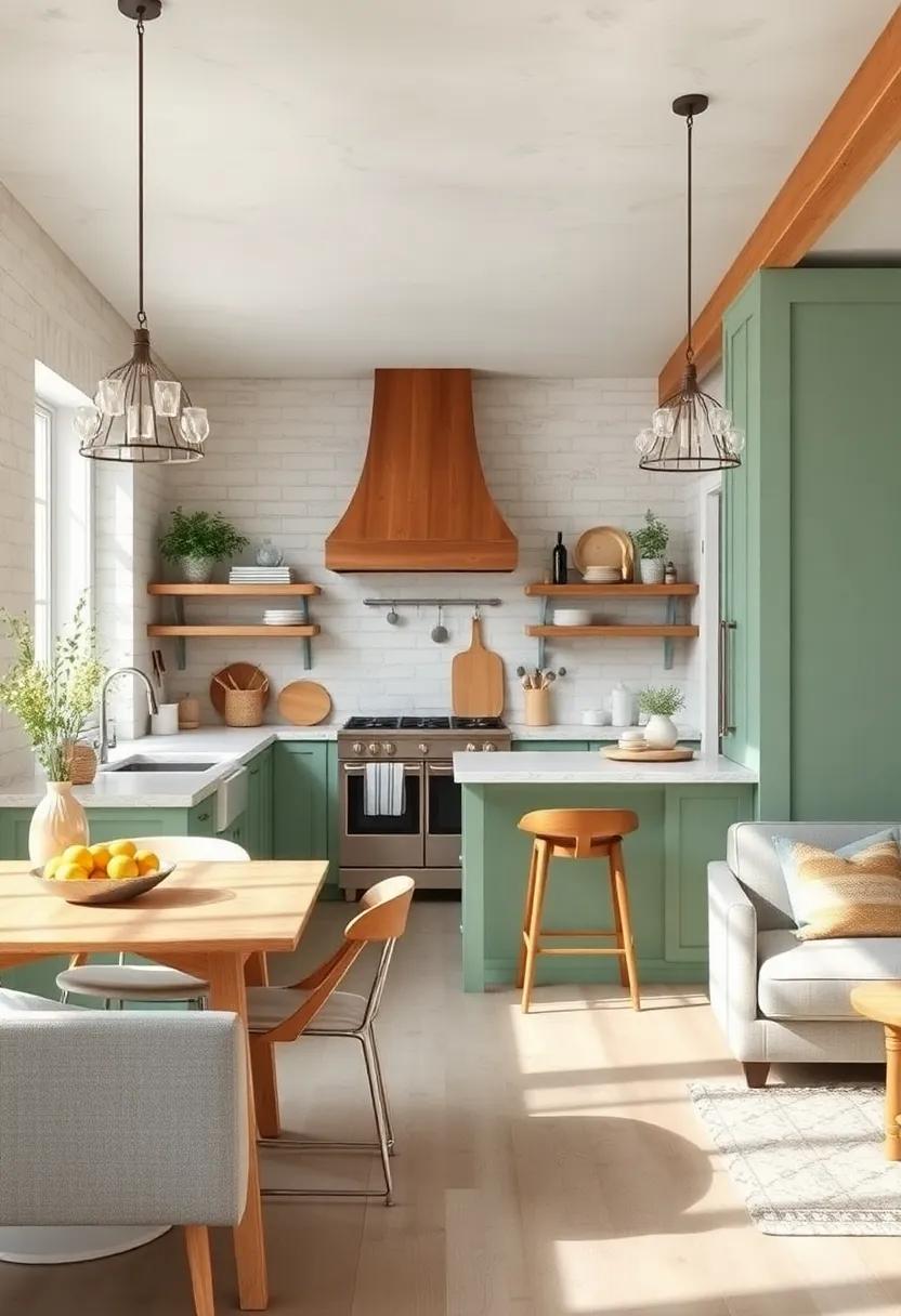 capturing Coastal Vibes with Seafoam Green and Sandy‌ Beiges