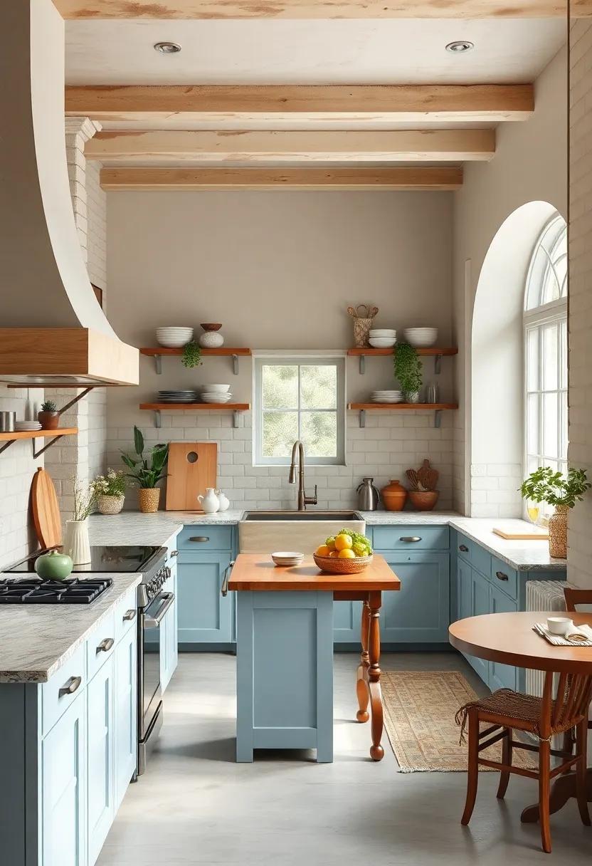 The Harmonious​ Blend of Vintage Blue and Cream for a Timeless Look