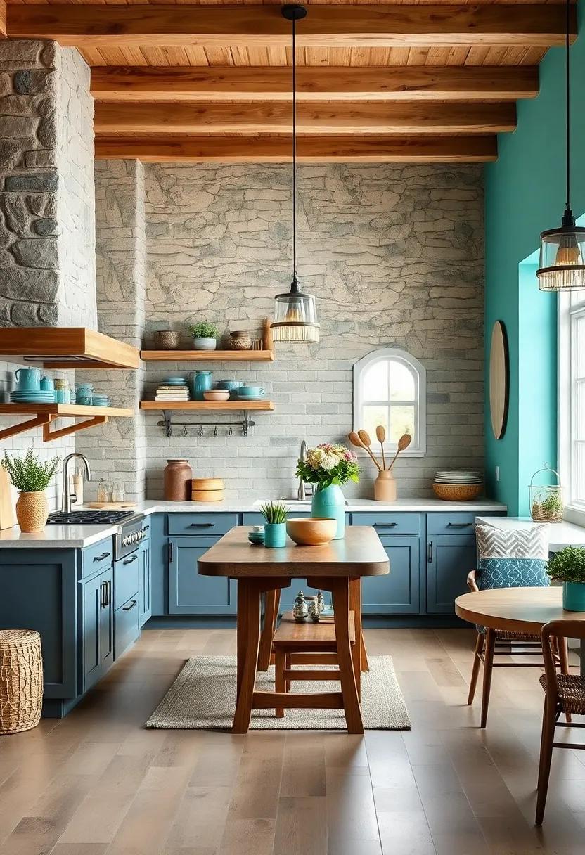 Lively Accents of Turquoise for a Splash ⁢of Colorfulness in⁤ Your Kitchen