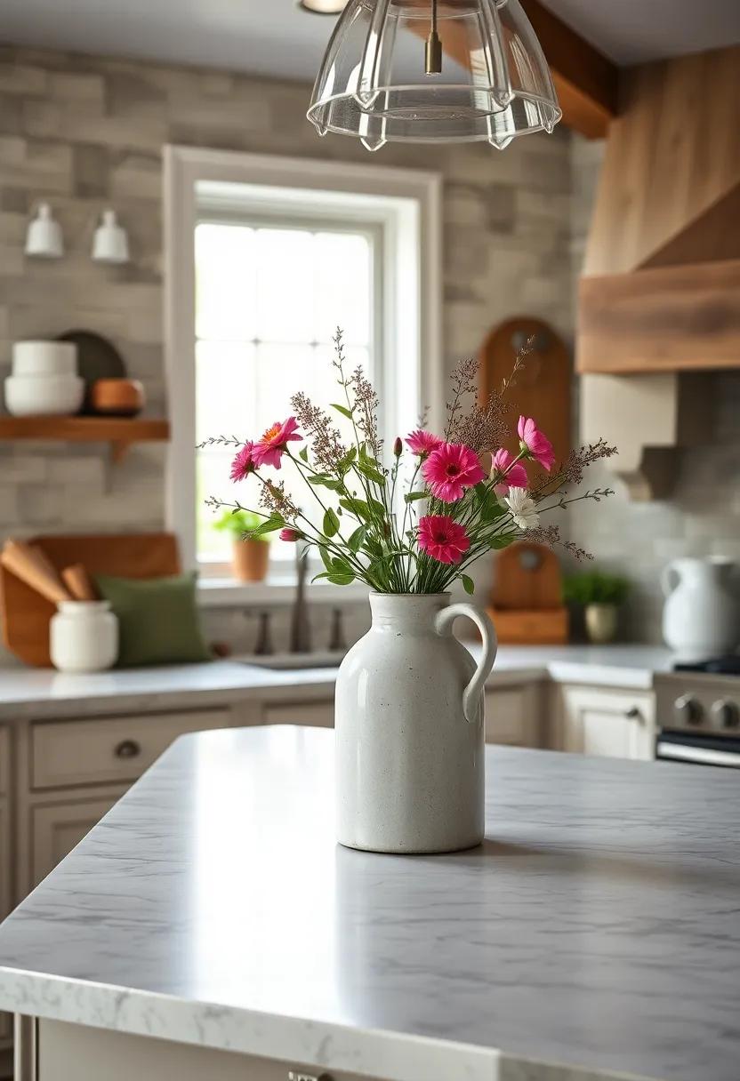 Antique Milk​ Jug: Repurpose an old milk jug ⁣as a vase for fresh flowers or dried branches,‍ providing a charming​ accent that celebrates farmhouse heritage