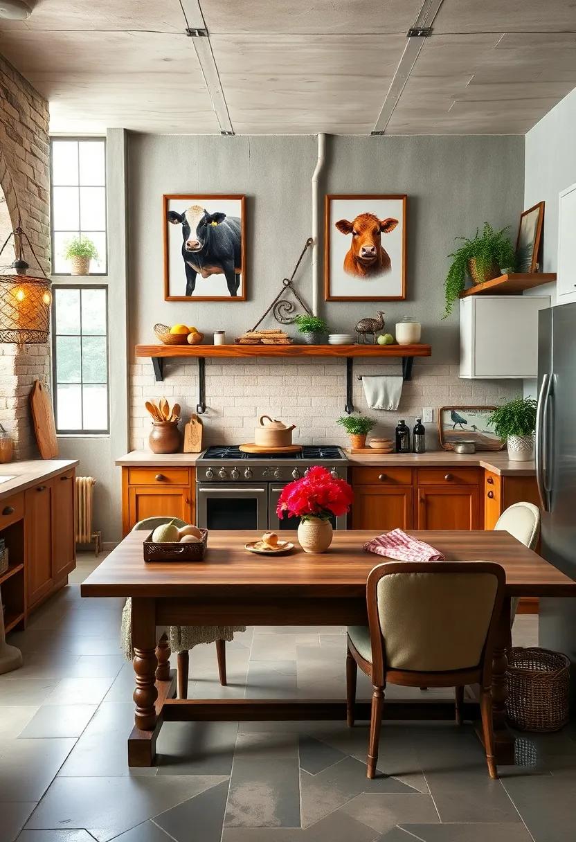 Farm​ Animal Prints - Adorn ⁤your⁢ walls with artful ‍prints of cows,⁢ pigs, and chickens ⁤that bring the ​countryside indoors
