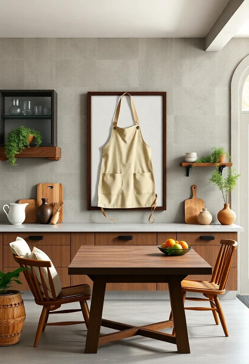 Grandmother’s Apron​ -‌ Frame a cherished family apron as‍ a tribute‍ to culinary⁤ heritage and⁣ the‌ heart of home cooking