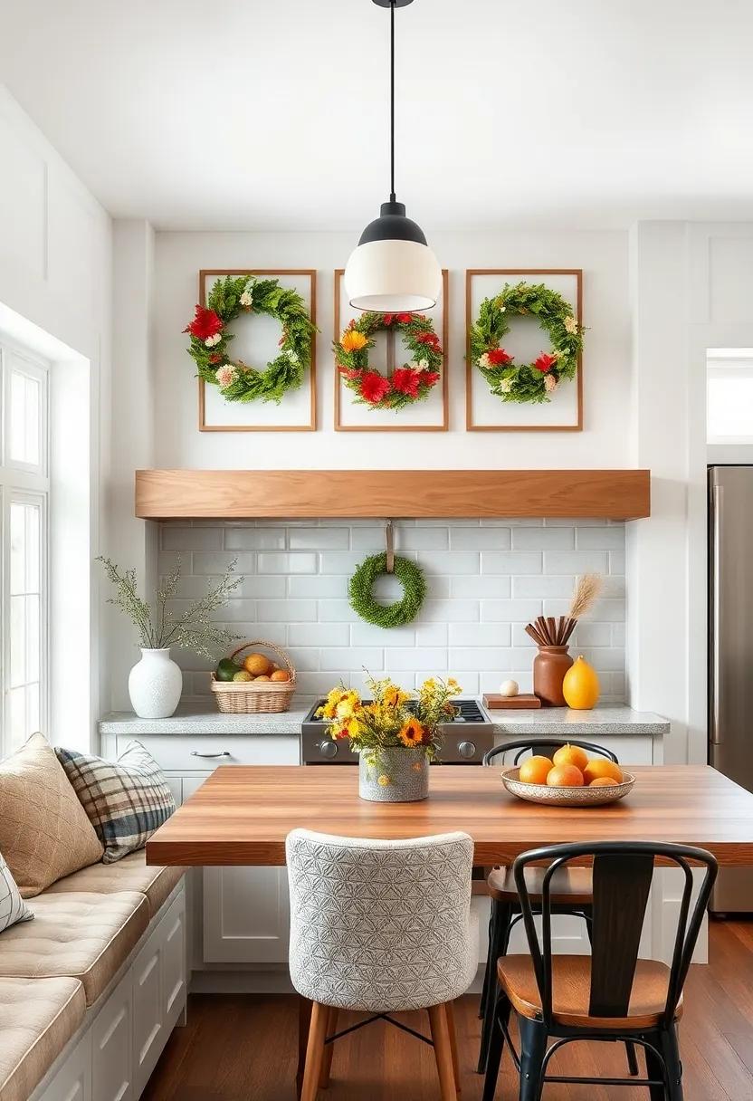 Seasonal Wreaths - Swap out wreaths ⁣throughout⁤ the year to reflect seasonal themes, adding a⁤ dynamic and inviting⁢ feel