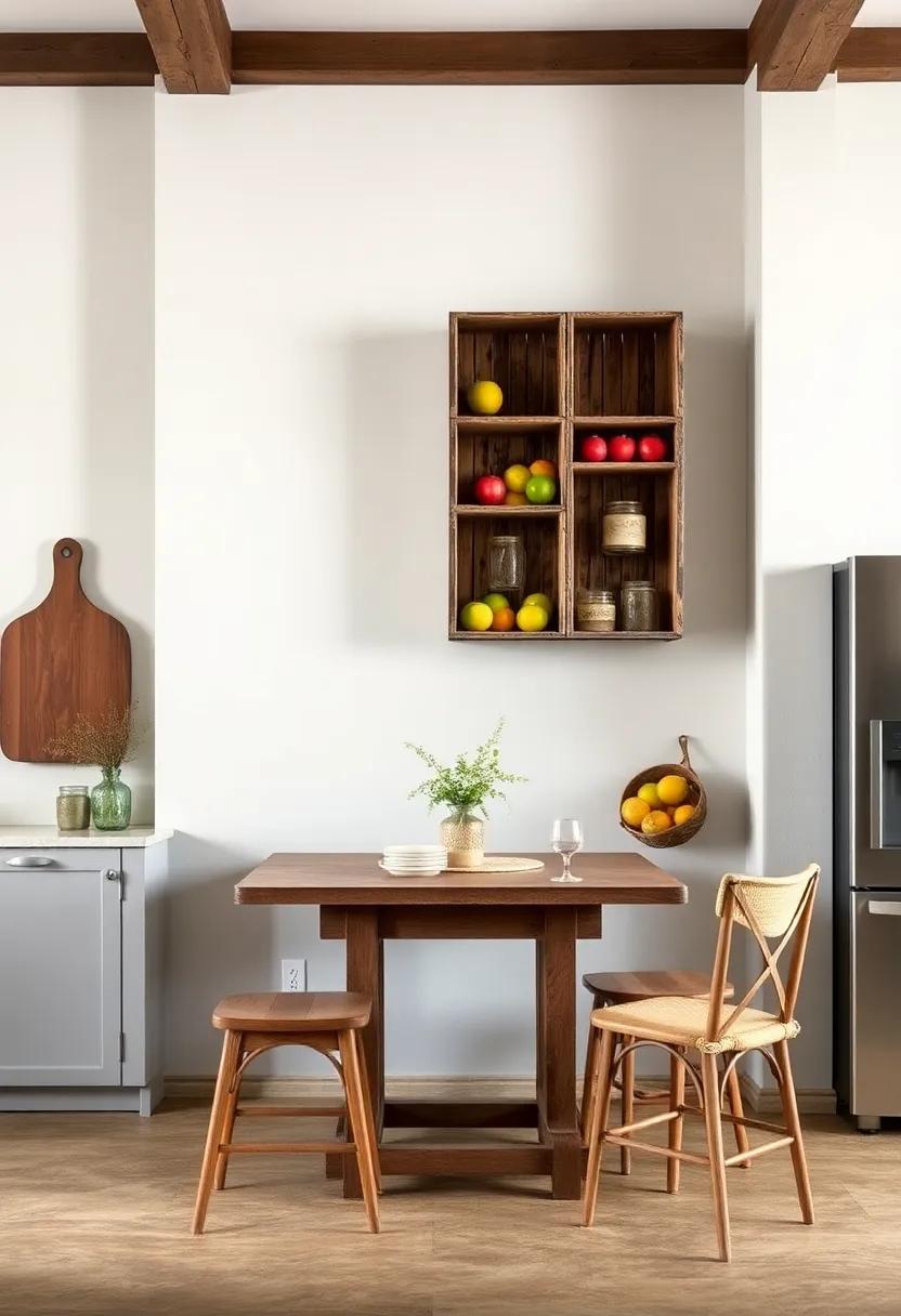 Vintage‍ Fruit Crates - Repurpose old fruit crates as wall shelving and display vibrant​ fruits or decorative jars ‌for a rustic charm